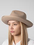 Шляпа STETSON арт. 3598205 FEDORA FURFELT (бежевый)